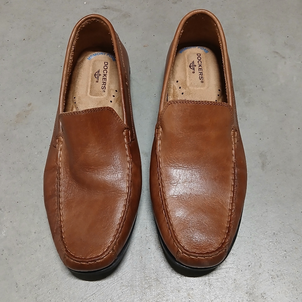 Dockers, loafers, tan, 9.5